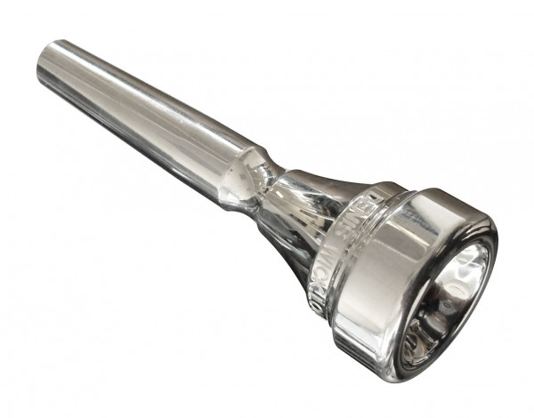 DENIS WICK-Trumpetmouthpiece 5E, silver plated