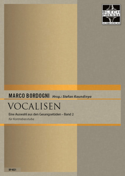 Bordogni: Vocalisen für Kontrabasstuba (Band 2)