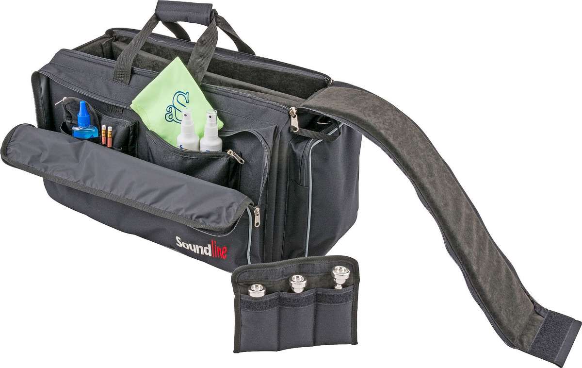 SOIMISS Trompeten Gigbag Aus Oxford Stoff - Verstellbarer Rucksack Mit 2 Fächern