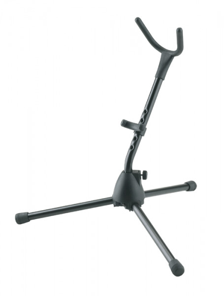 K&M-Saxophone Stand for Eb-Alto- a. Bb-Tenor-Saxophone 143, black