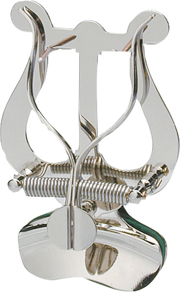 Marschgabel Trompete Lyra medium. 2 Drücker vernickelt
