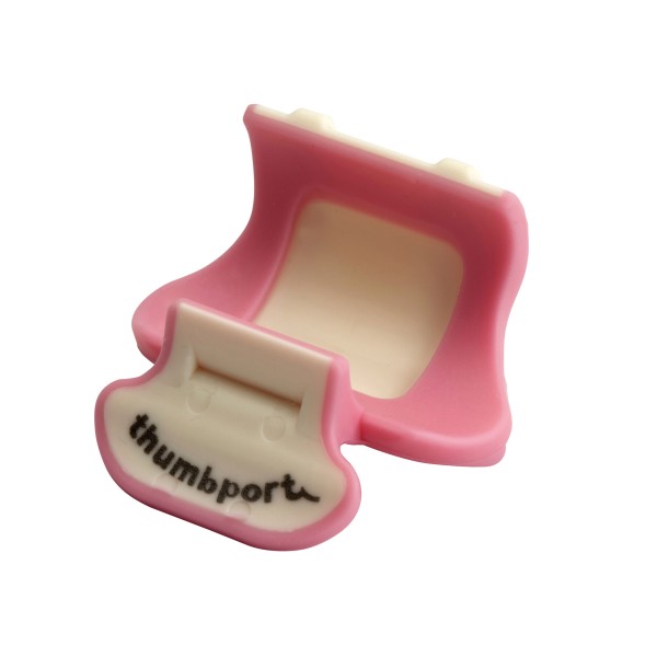 THUMBPORT-Daumenstütze pink-weiss