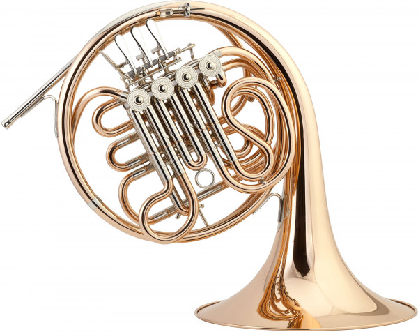 LIDL- Bb/F-FRENCH-HORN LHR 860G -PHILHARMONIC-, gold-brass