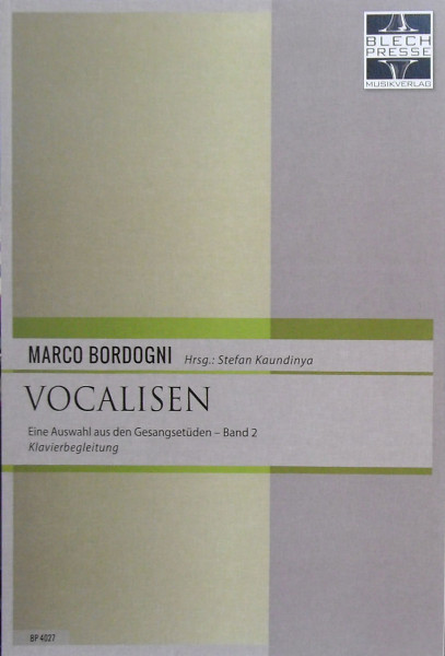 Bordogni: Vocalisen Klavierbegleitung (Band 2)