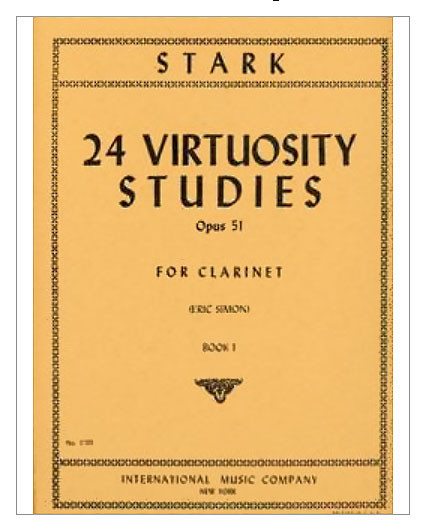 Robert Stark: 24 virtuose Studien für Klarinette Op. 51