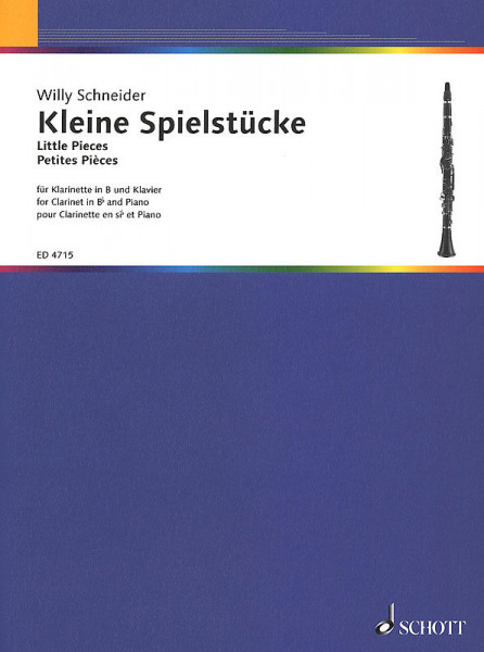 Schneider: Kleine Spielstücke Klarinette