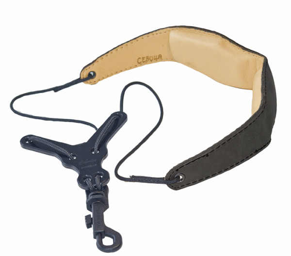 CEBULLA-Saxophone strap -M-, wide adjuster and fibre hook