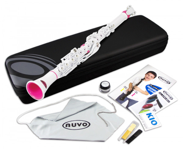 NUVO-Klarinette -Clarinéo- C Clarinet white/pink