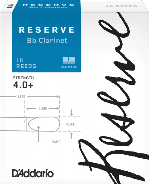 D'ADDARIO RESERVE Bb-Klarinette Boehm 4+