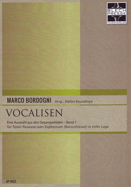 Bordogni: Vocalisen für Euphonium (Band 1)