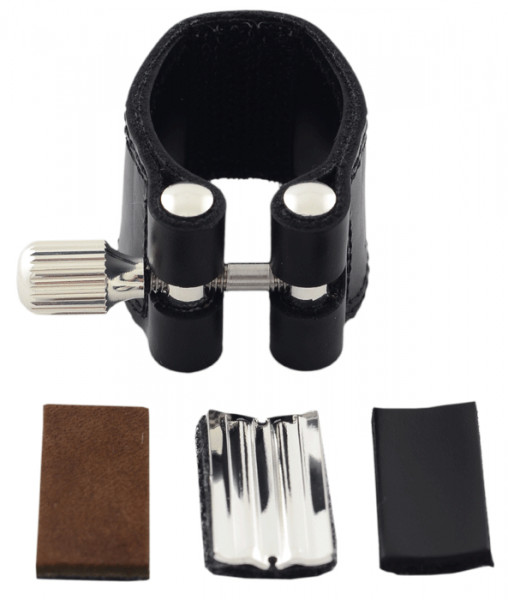 VANDOREN-ligature for alto-clarinet(bohemian system), leather