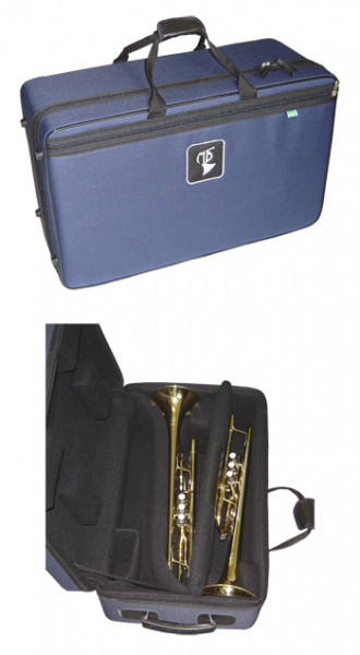 MB-triplecase for 3 trumpets, black