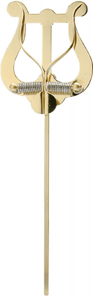Marschgabel Lyra medium. 2 Drücker Messing