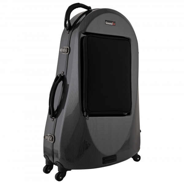 SOUNDLINE-Koffer Euphonium Carbon Style, schwarz