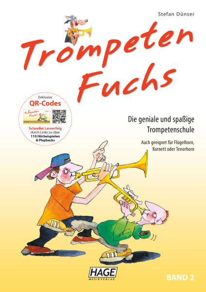 Trompeten Fuchs, Band 2 - Trompetenschule mit QR-Codes