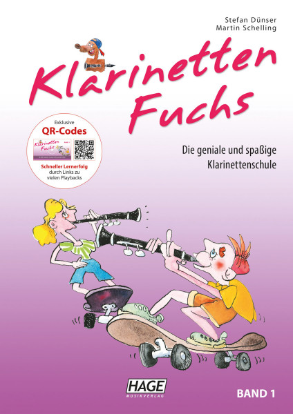 Klarinetten Fuchs, Band 1 - Klarinetten mit QR-Codes