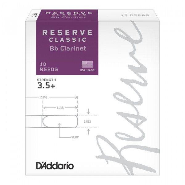 D'ADDARIO RESERVE Classic Bb-Klarinette Boehm 3,5+