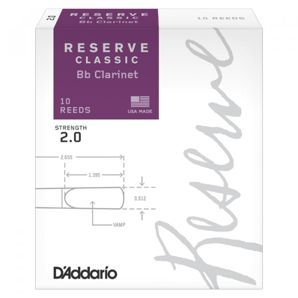 D'ADDARIO RESERVE Classic Bb-Klarinette Boehm 2