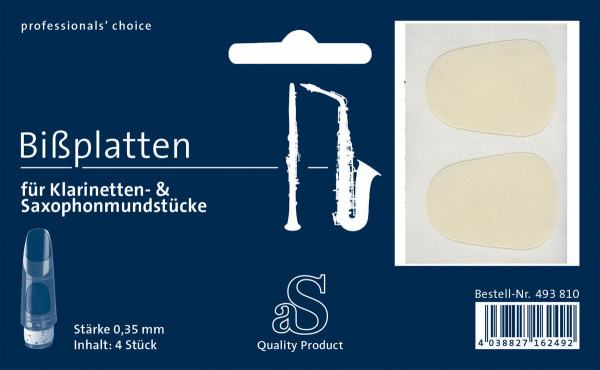 aS-Bißplatten 4-er Pack.