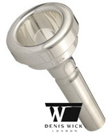 DENIS WICK-Trombonemouthpiece 5880-5BS, silver plated