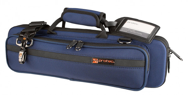 PRO TEC-Case Slimline Flute PRO PAC Case (B & C Foot) PB 308, blue