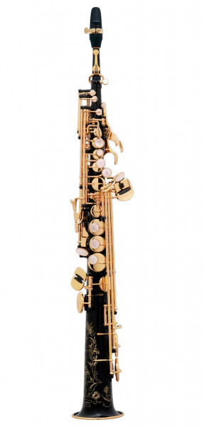 SELMER-Sopransaxophon SA80/III schwarz lack.