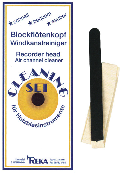 REKA-Cleaning set for recorder, labium cleaner