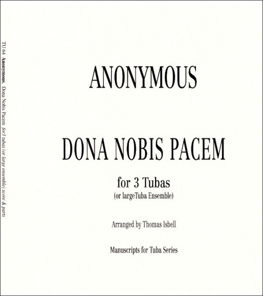 Anonymus: Dona Nobis für 3 Tuben