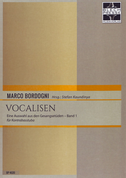 Bordogni: Vocalisen für Kontrabasstuba (Band 1)