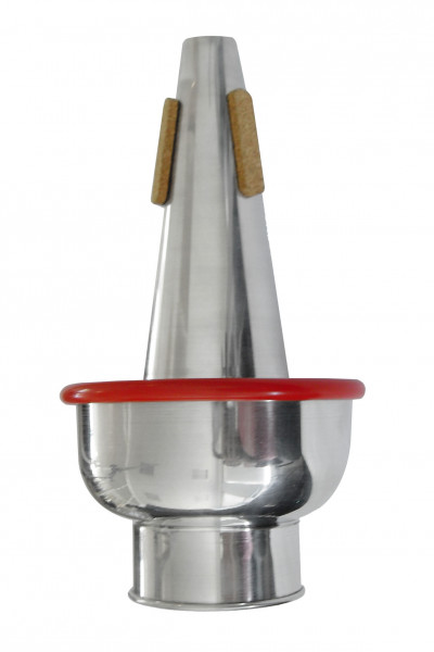 aS-Mute Trumpet Hush-Cup Aluminium (Sliding up)