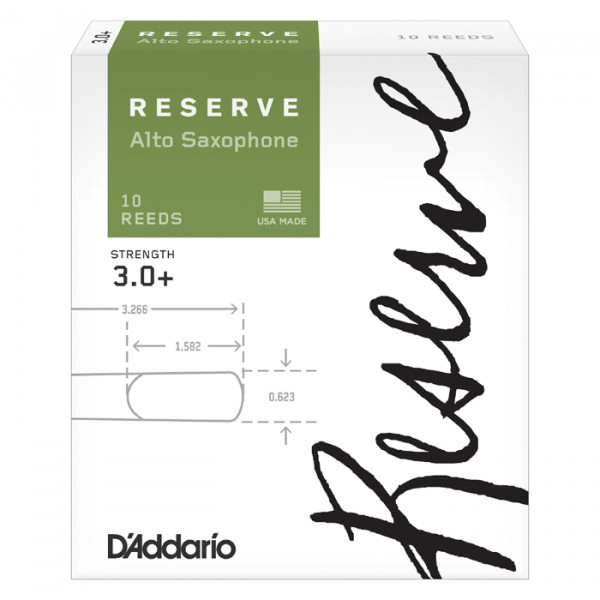 D'ADDARIO RESERVE-Blätter Altsaxophon 3+