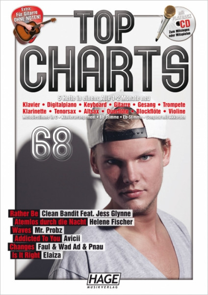 Top Charts 68, Songbook+Playback CD