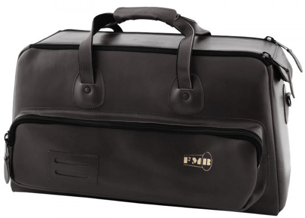 FMB-Bag Flugelhorn leather, black