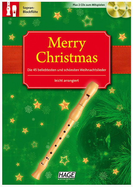 Merry Christmas für Blockflöte