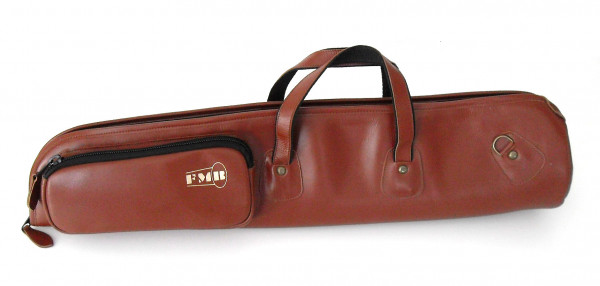 FMB-Bag Soprano Saxophone, leather, brown