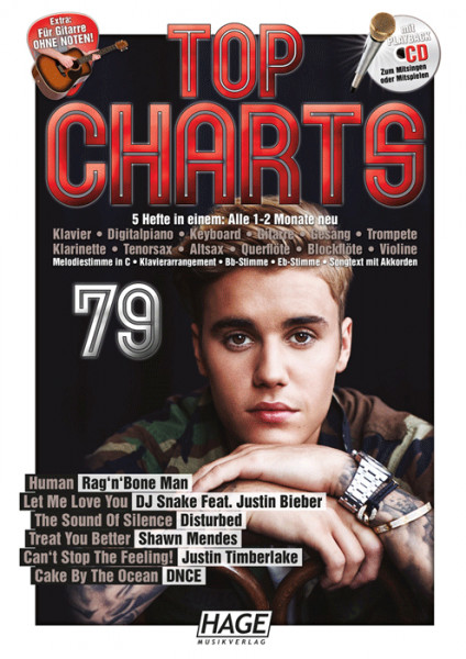 Top Charts 79, Songbook+Playback CD