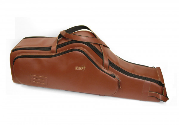 FMB bag tenor Saxophone -extra protection- leather, brown