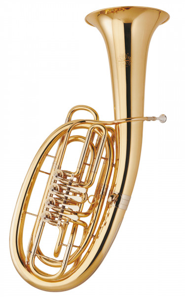 HOYER-F-Wagnertuba 4-vent. Goldlack