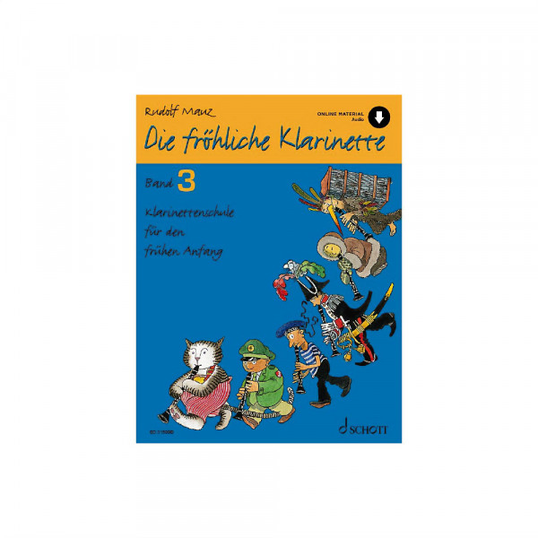 Die fröhliche Klarinette Band 3 + Audiofiles (Rudolf Mauz)