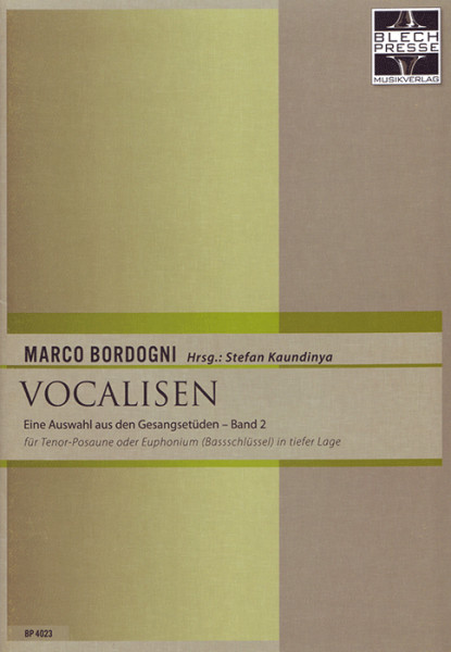 Bordogni: Vocalisen für Euphonium (Band 2)