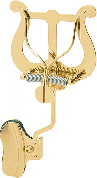Marschgabel Posaune Lyra groß 2 Drücker Messing
