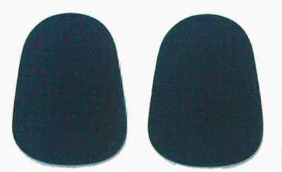 BG-Bißplatten A10L 0,8 mm, groß, schwarz