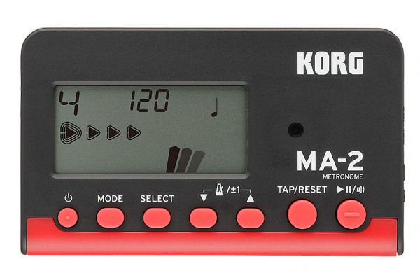 KORG-Metronom MA-2 schwarz/rot