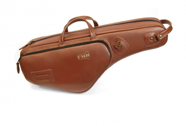 FMB-Bag Alto Saxophone leather, brown