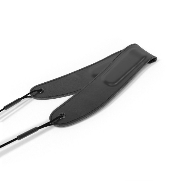 D'ADDARIO saxophone strap soprano / alto saxophone leather black