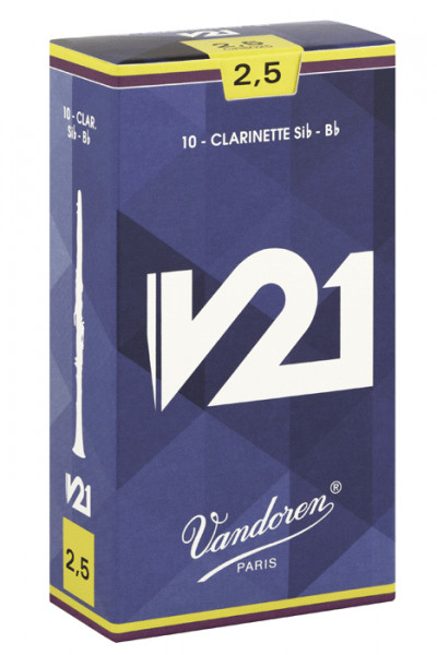 VANDOREN V21 2,5 (Böhm) Klarinettenblätter