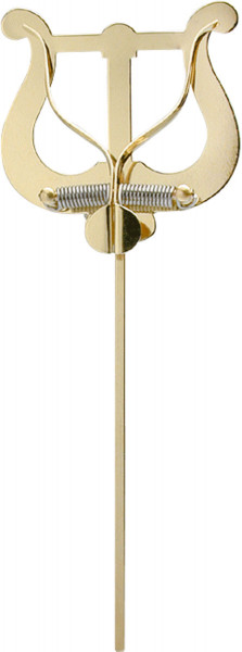 Marschgabel Lyra groß, 2 Drücker Messing
