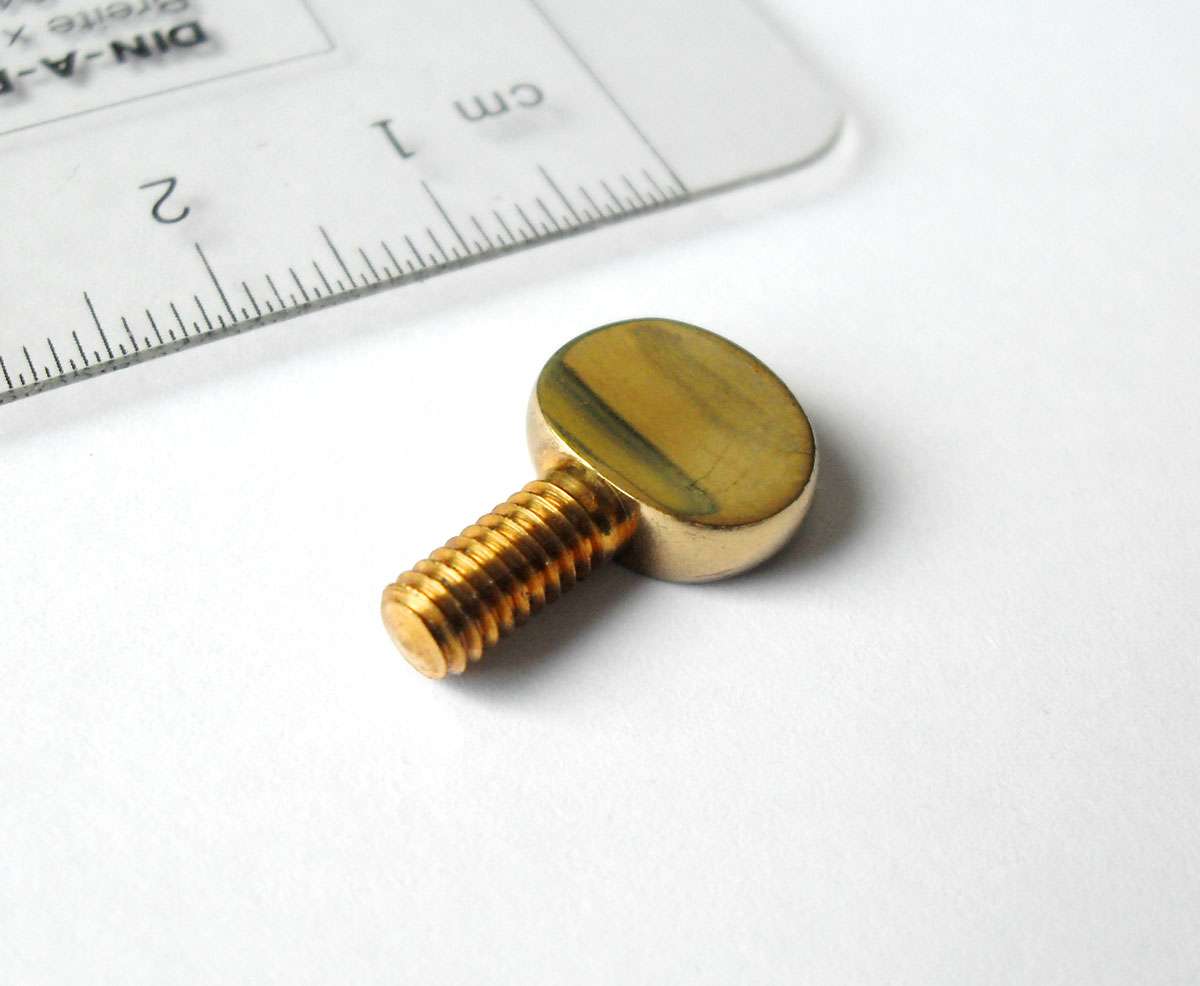 2x Saxophon Hals Schrauben • Kupfer • Einfache Montage • Ersatzteile