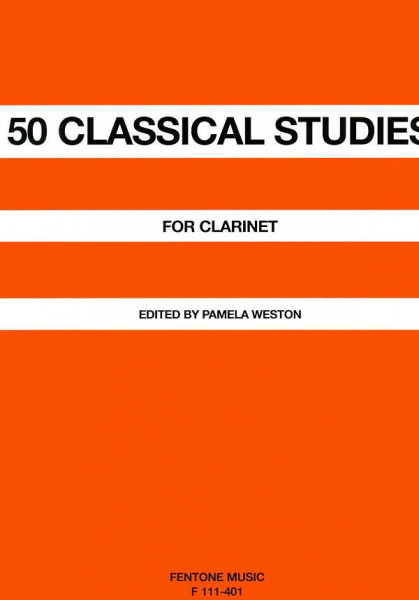 Pamela Weston: 50 CLASSICAL STUDIES für Klarinette