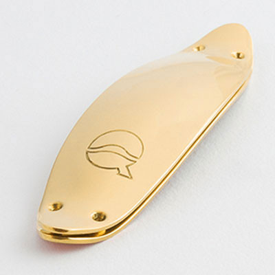 LeFreque -Soundbrücke - brass / gold plated yellow 106 mm